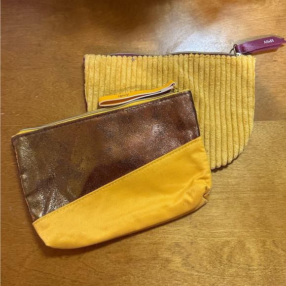 IPSY Bundle- 10 makeup bags (leopard, gold, orange, Tetris collab) - Picture 4 of 6